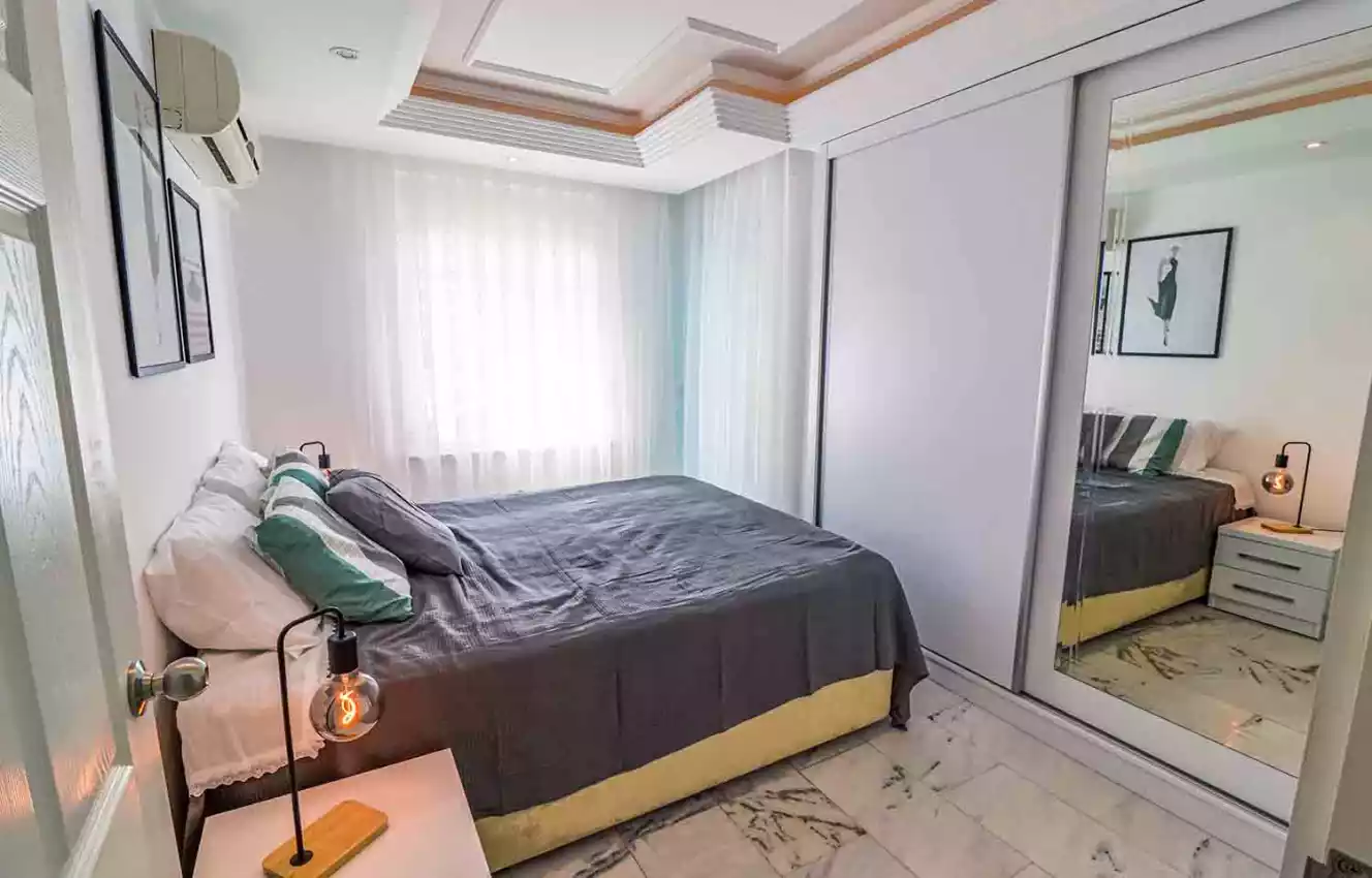 housebind Тосмур / Аланиядағы теңіз жағасындағы жиһаздалған пәтер 3+1