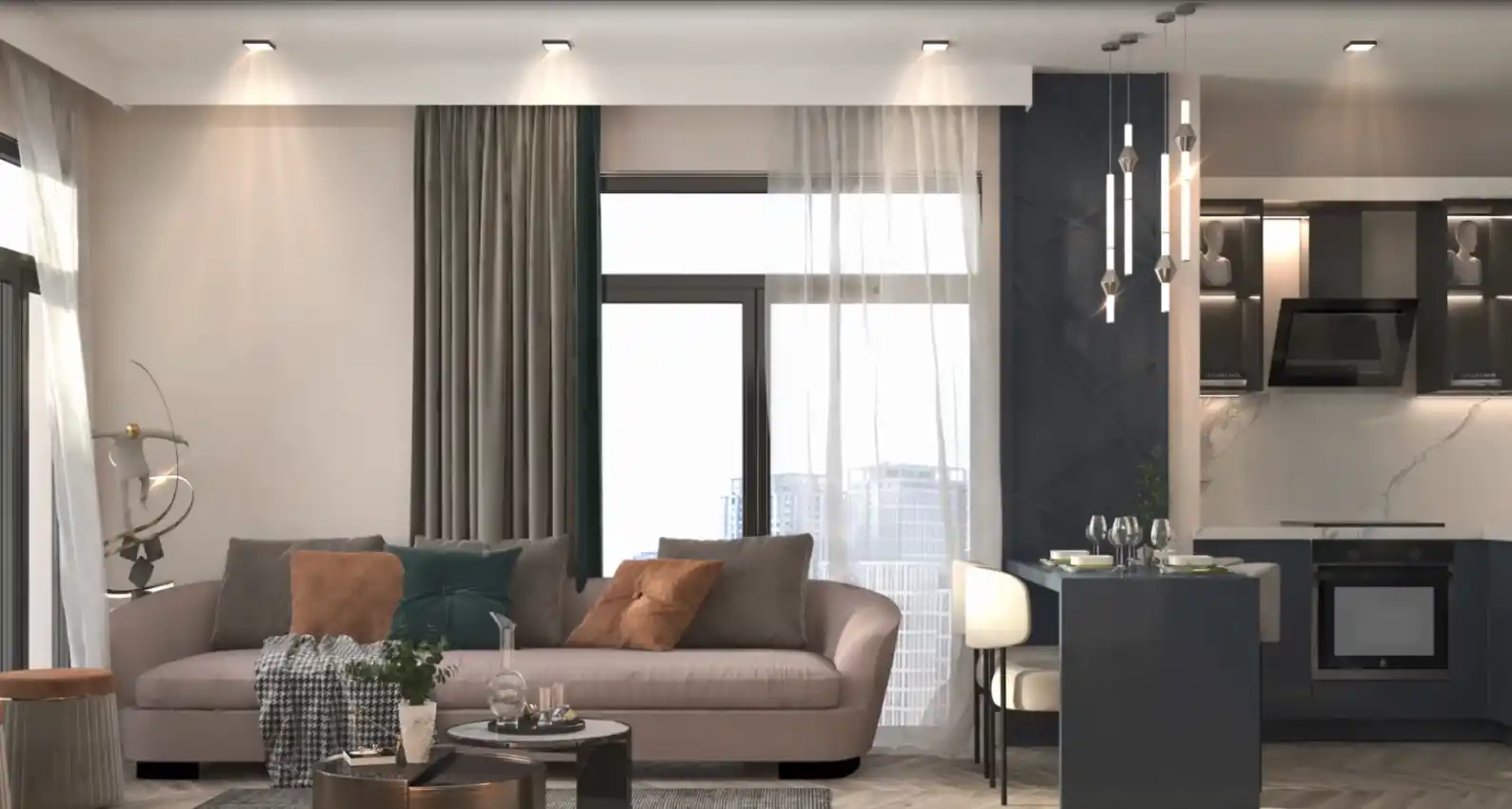 housebind Мерсиндегі / Арпачбахшиш 1+1 кең және жайлы пәтер