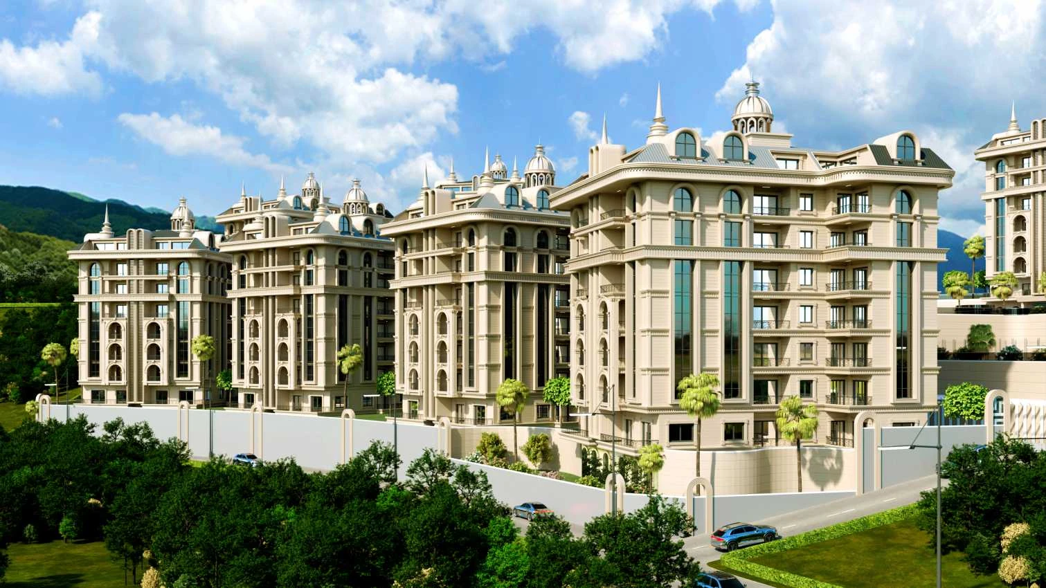 housebind Чиплакли/Alanya аймағындағы үлкен люкс жобасы