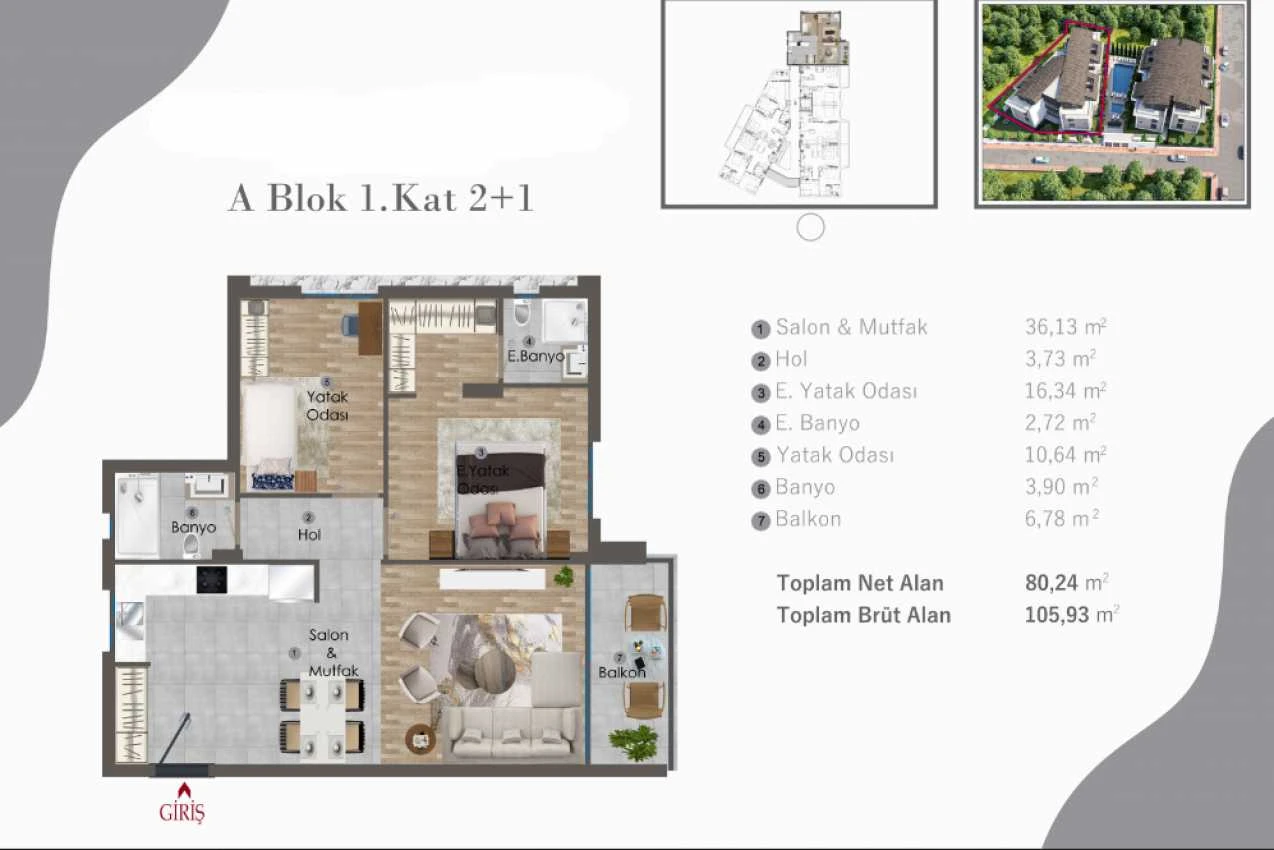 housebind Кең пәтерлер 1+1,2+1,2+1 Дуплекс, 3+1 Дуплекс Анталия / Муратпаса