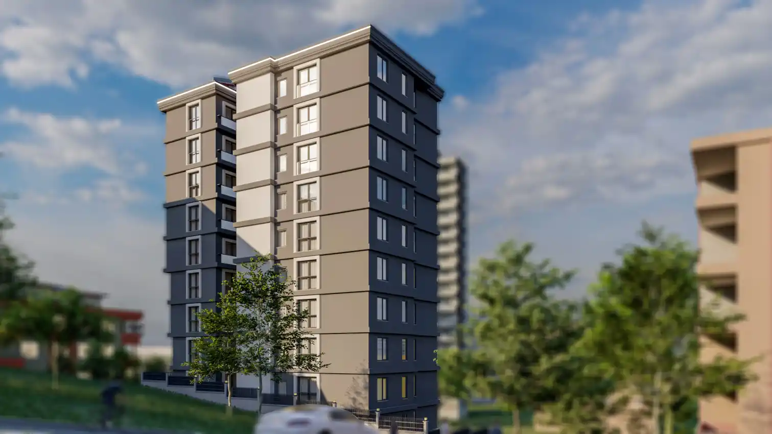 housebind Ыстамбұлдың орталығындағы жаңа тұрғын үй кешені