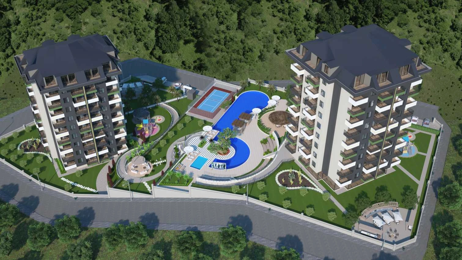 housebind Назарларыңызға Демирташ ауданындағы жаңа кешен ұсынамыз