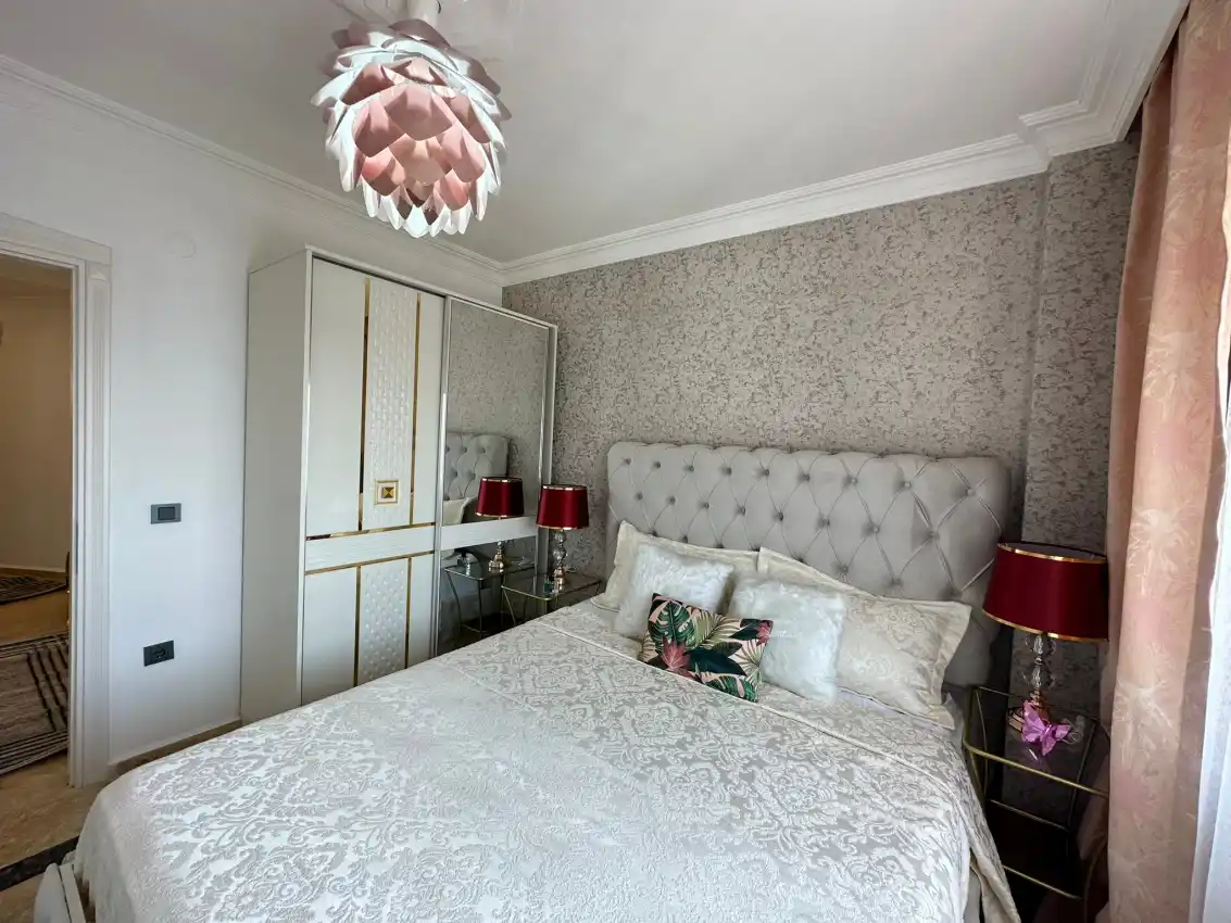 housebind Толығымен жөнделген және жиһаздалған пәтер 2 + 1 Тосмур/ Алания