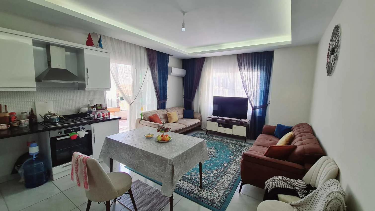 housebind Махмуттар / Аланиядағы жиһаздалған 2 + 1 пәтерлер