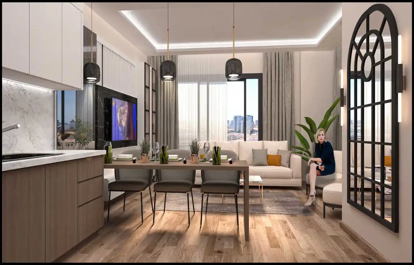 housebind Премиум класстағы заманауи тұрғын үй кешенінің жаңа жобасы