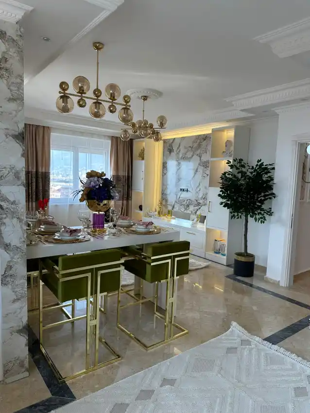 housebind Толығымен жөнделген және жиһаздалған пәтер 2 + 1 Тосмур/ Алания