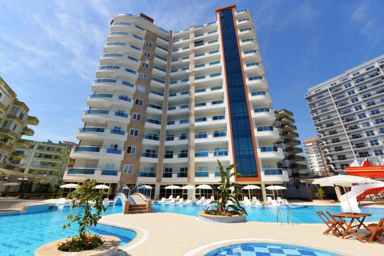 housebind Kargicak / Alanya'da birinci sınıf bir komplekste 1 + 1 geniş bir daireyi dikkatinize sunuyoruz.