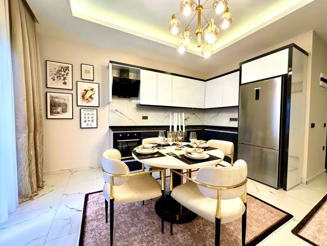 housebind Махмуттардың орталығындағы стильді жаңа дуплекс 2+1
