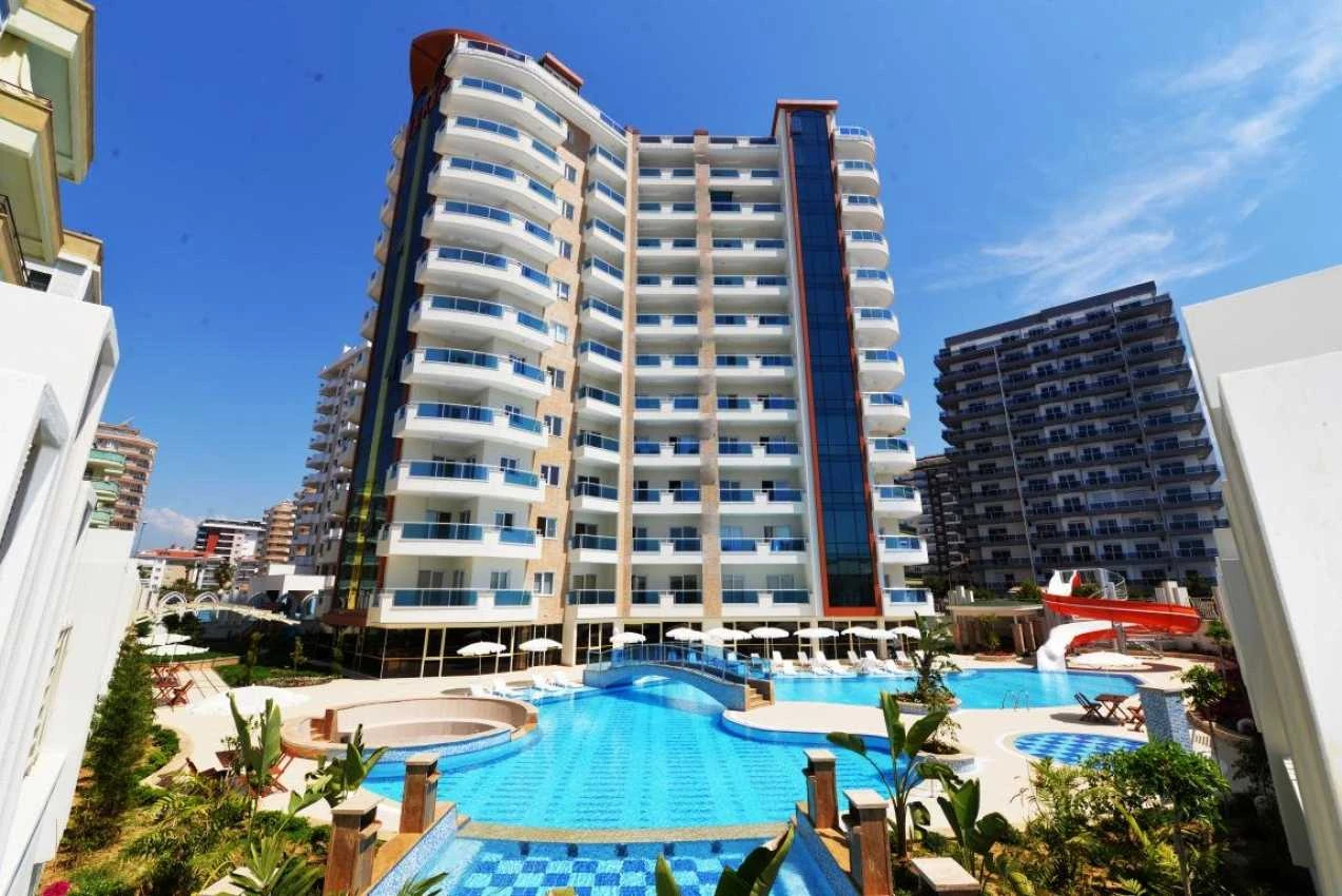 housebind Kargicak / Alanya'da birinci sınıf bir komplekste 1 + 1 geniş bir daireyi dikkatinize sunuyoruz.