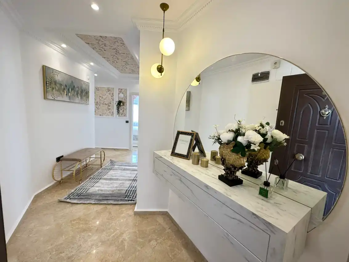 housebind Толығымен жөнделген және жиһаздалған пәтер 2 + 1 Тосмур/ Алания
