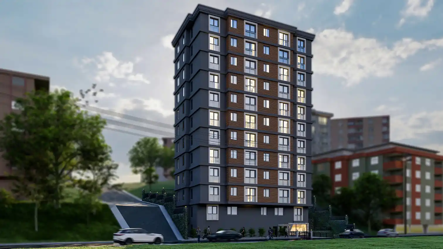 housebind Ыстамбұлдың орталығындағы жаңа тұрғын үй кешені