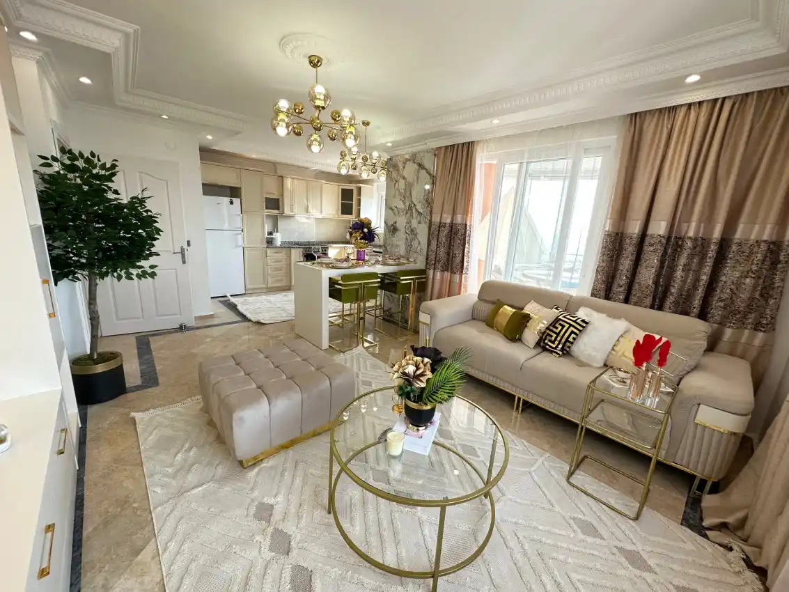 housebind Толығымен жөнделген және жиһаздалған пәтер 2 + 1 Тосмур/ Алания