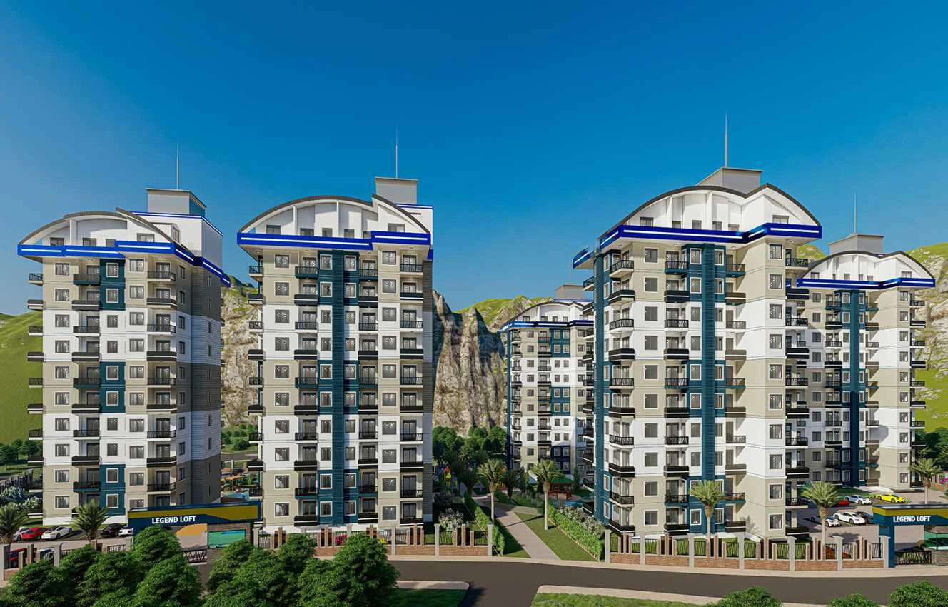 housebind Үлкен ауқымды люкс тұрғын үй кешені Авсаллар / Алания