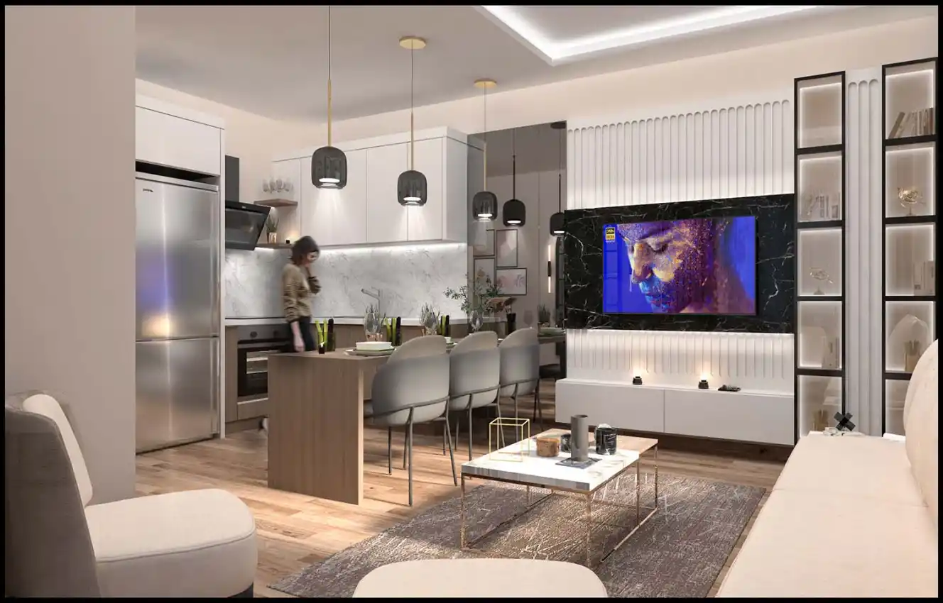 housebind Премиум класстағы заманауи тұрғын үй кешенінің жаңа жобасы