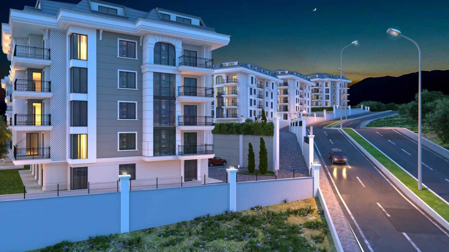 housebind Кең пәтерлері бар керемет кешен Oba\Alanya