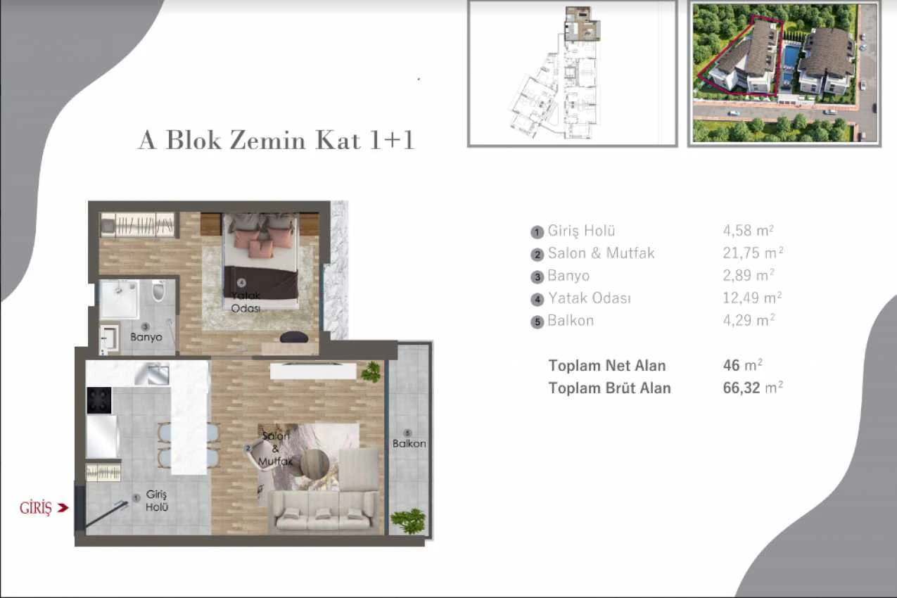 housebind Кең пәтерлер 1+1,2+1,2+1 Дуплекс, 3+1 Дуплекс Анталия / Муратпаса