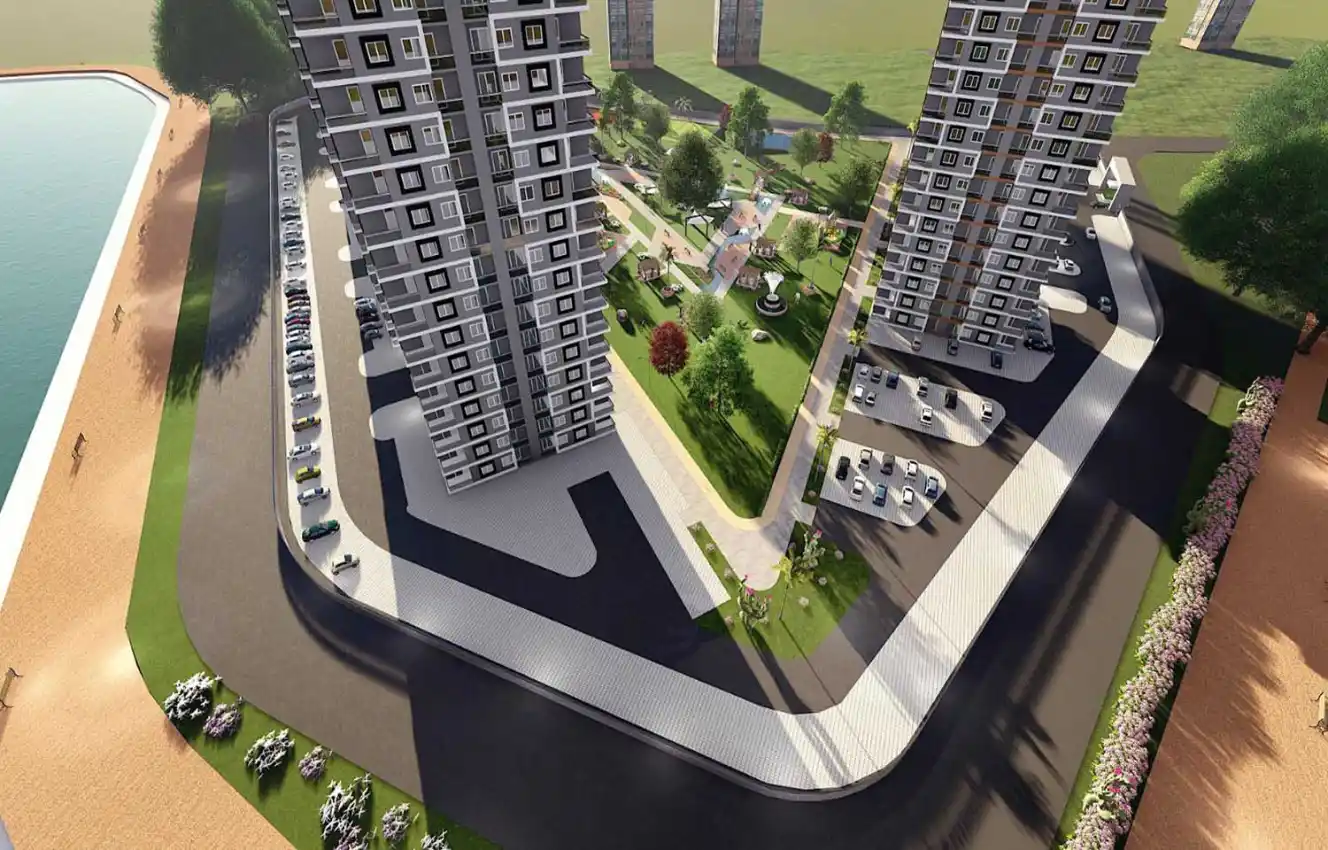 housebind Өзінің абаттандырылған аумағы бар кешен