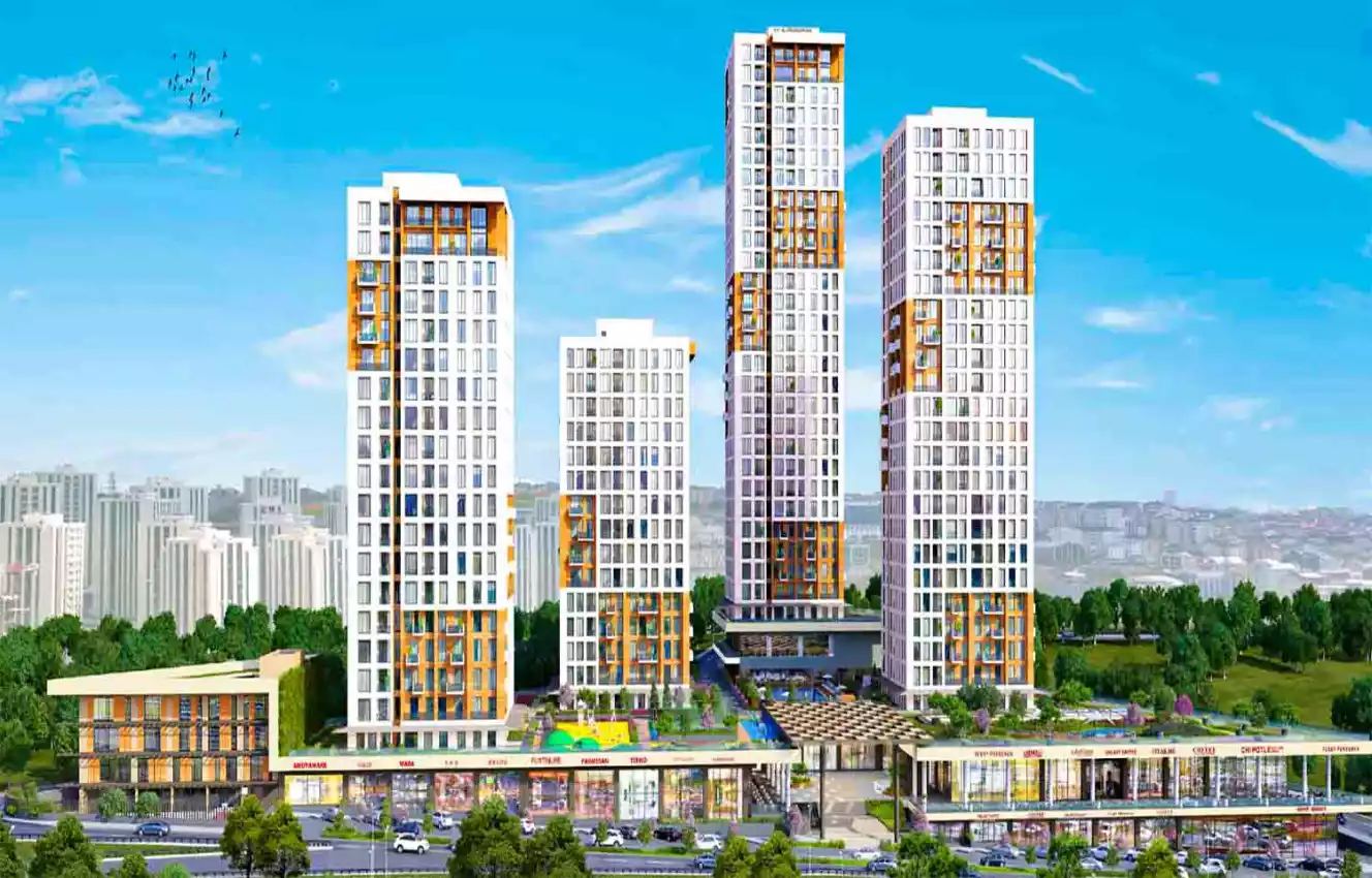 housebind Бейликдузу / Стамбулдағы сәнді инфрақұрылымы бар сәнді жоба