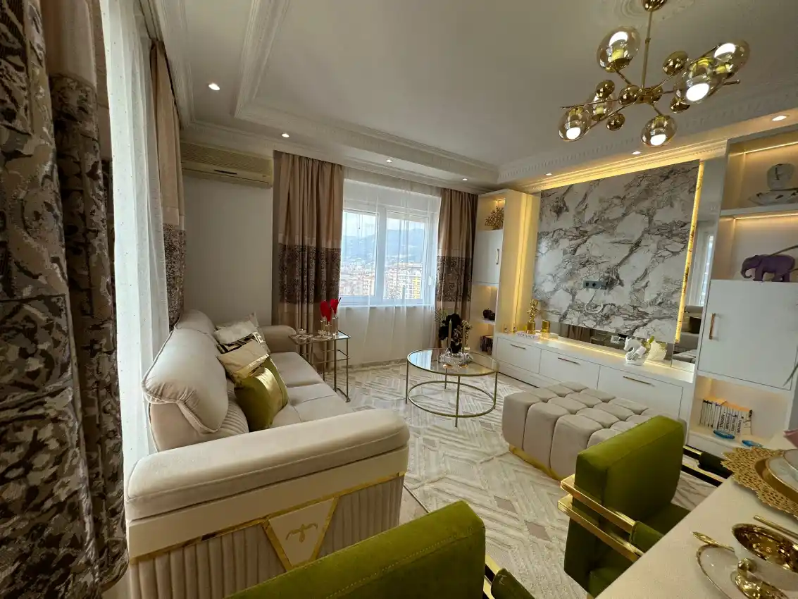 housebind Толығымен жөнделген және жиһаздалған пәтер 2 + 1 Тосмур/ Алания