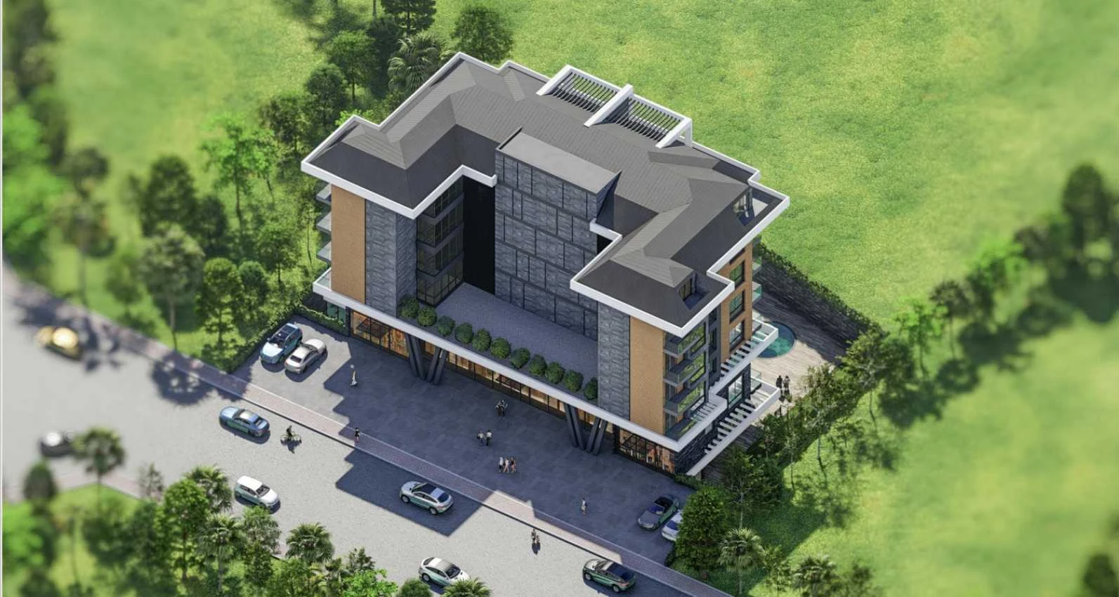 housebind Каргичак, Аланиядағы теңіз және табиғат көрінісі бар резиденция