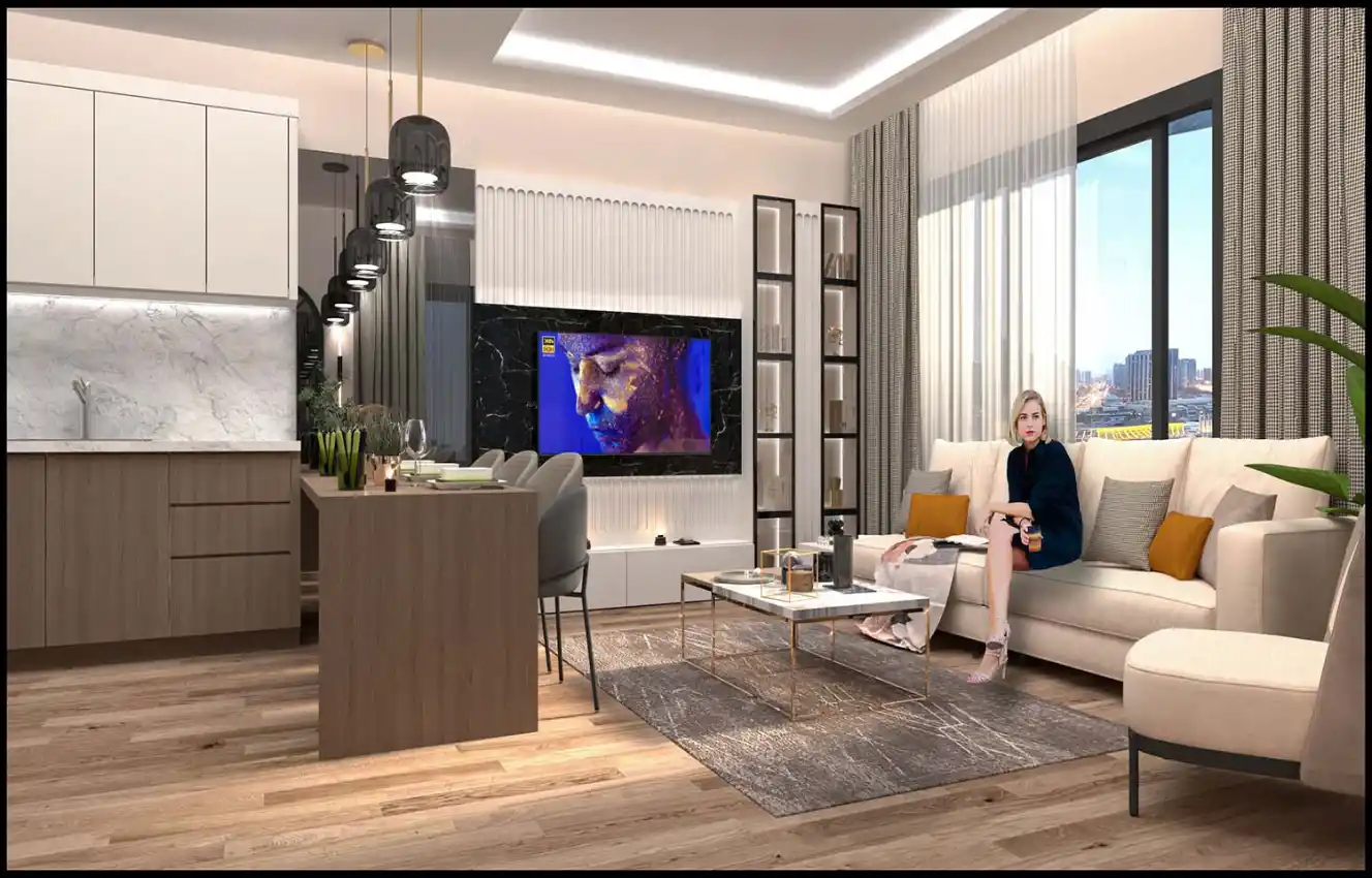 housebind Премиум класстағы заманауи тұрғын үй кешенінің жаңа жобасы