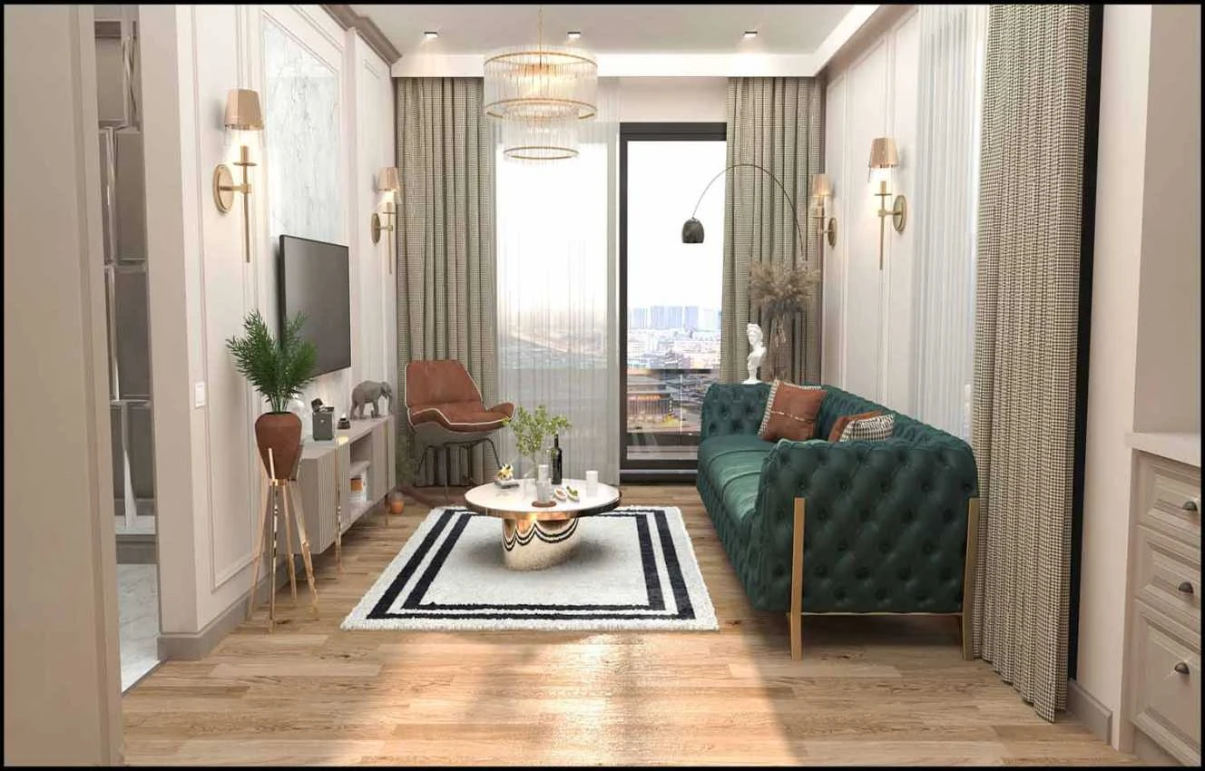 housebind Мерсиннің орталығындағы люкс пәтерлер