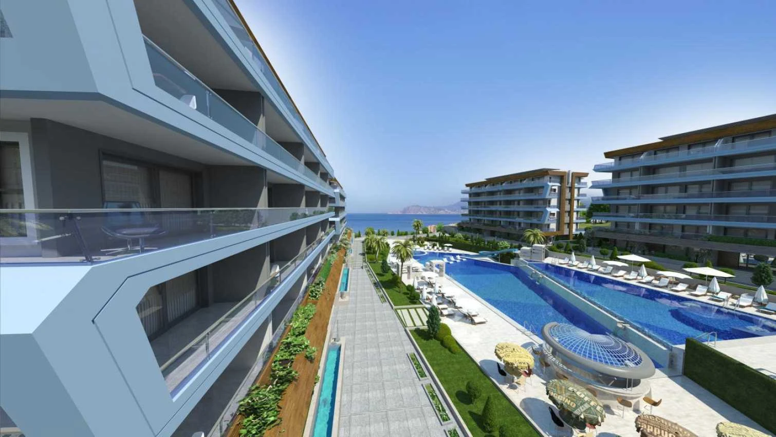 housebind Люкс резиденция пәтер 3 + 1 Kargicak/Alanya